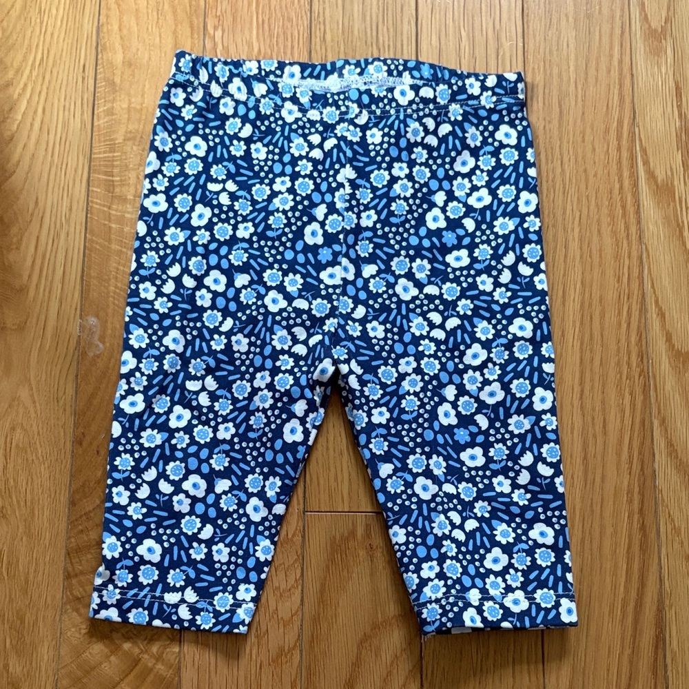Mayoral Blue Floral Kids Leggings